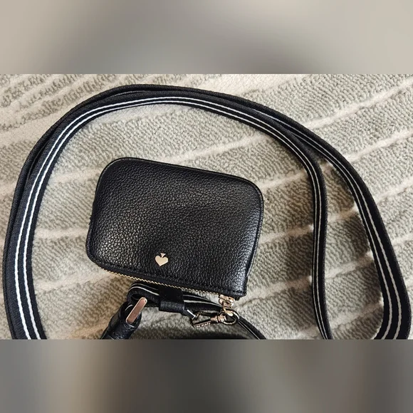 Kate Spade Rosie Pebbled Leather Black Crossbody - Picture 6 of 10